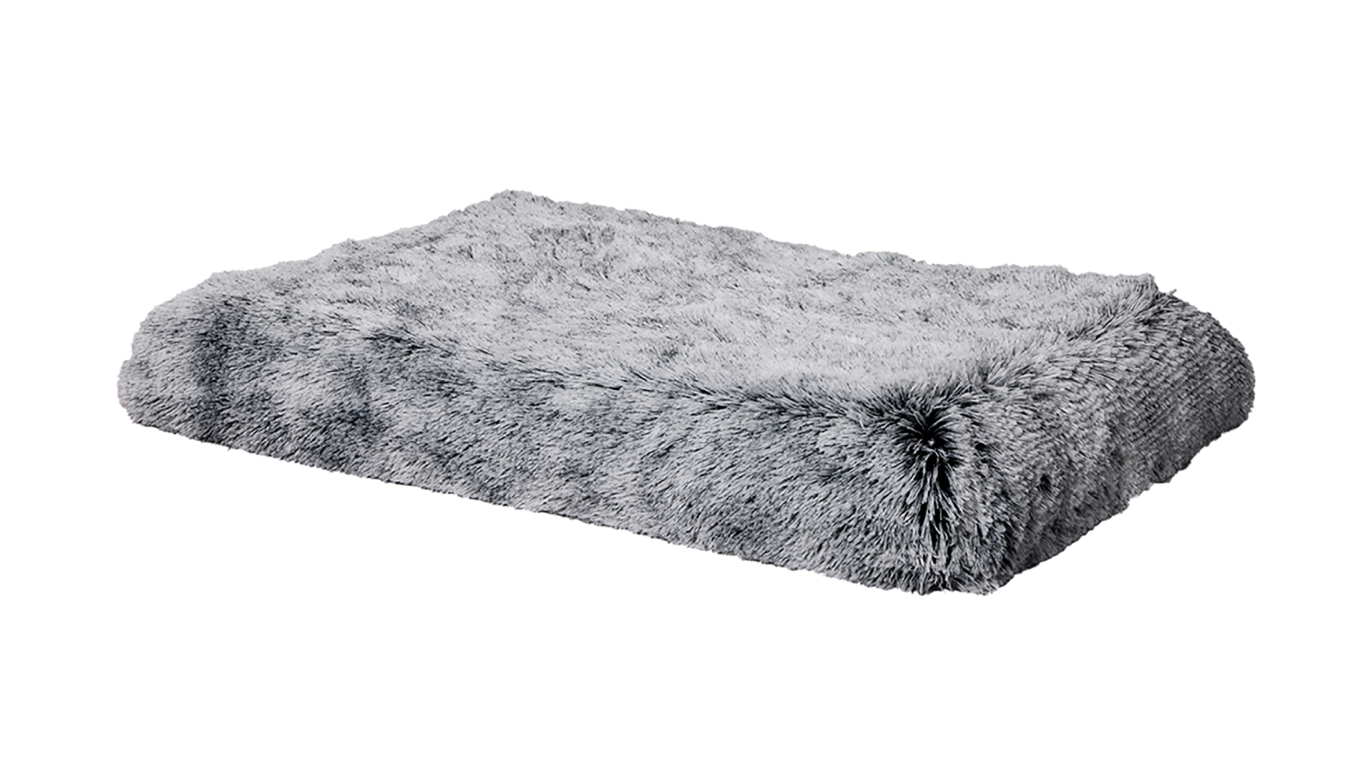 PaWz Premium Fluffy SuperMat Calming Pet Bed 91 x 68 x 10cm - Charcoal