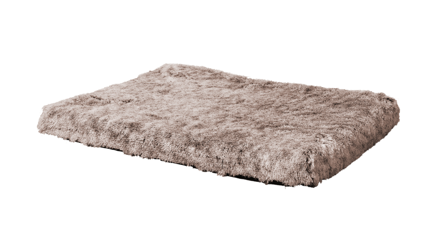 PaWz Premium Fluffy SuperMat Calming Pet Bed 135 x 100 x 10cm - Coffee
