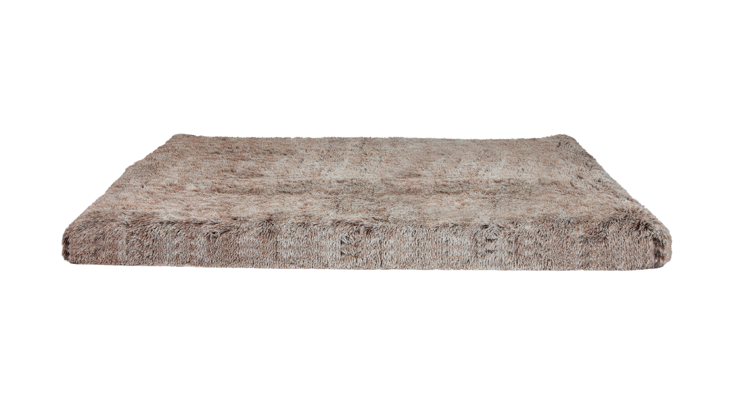 PaWz Premium Fluffy SuperMat Calming Pet Bed 135 x 100 x 10cm - Coffee