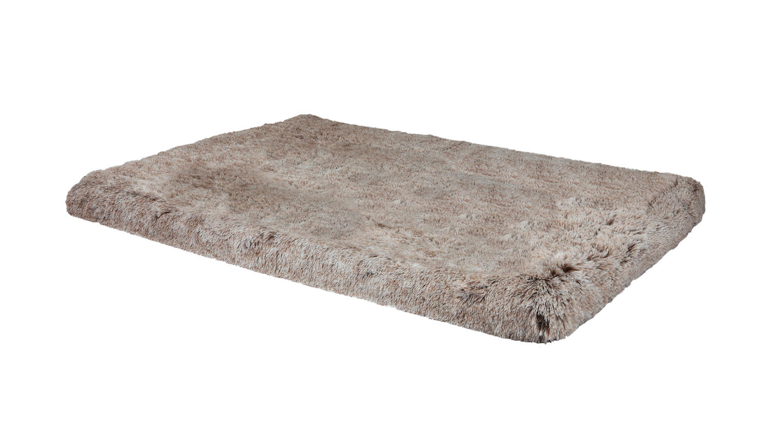 PaWz Premium Fluffy SuperMat Calming Pet Bed 160 x 120 x 10cm - Coffee