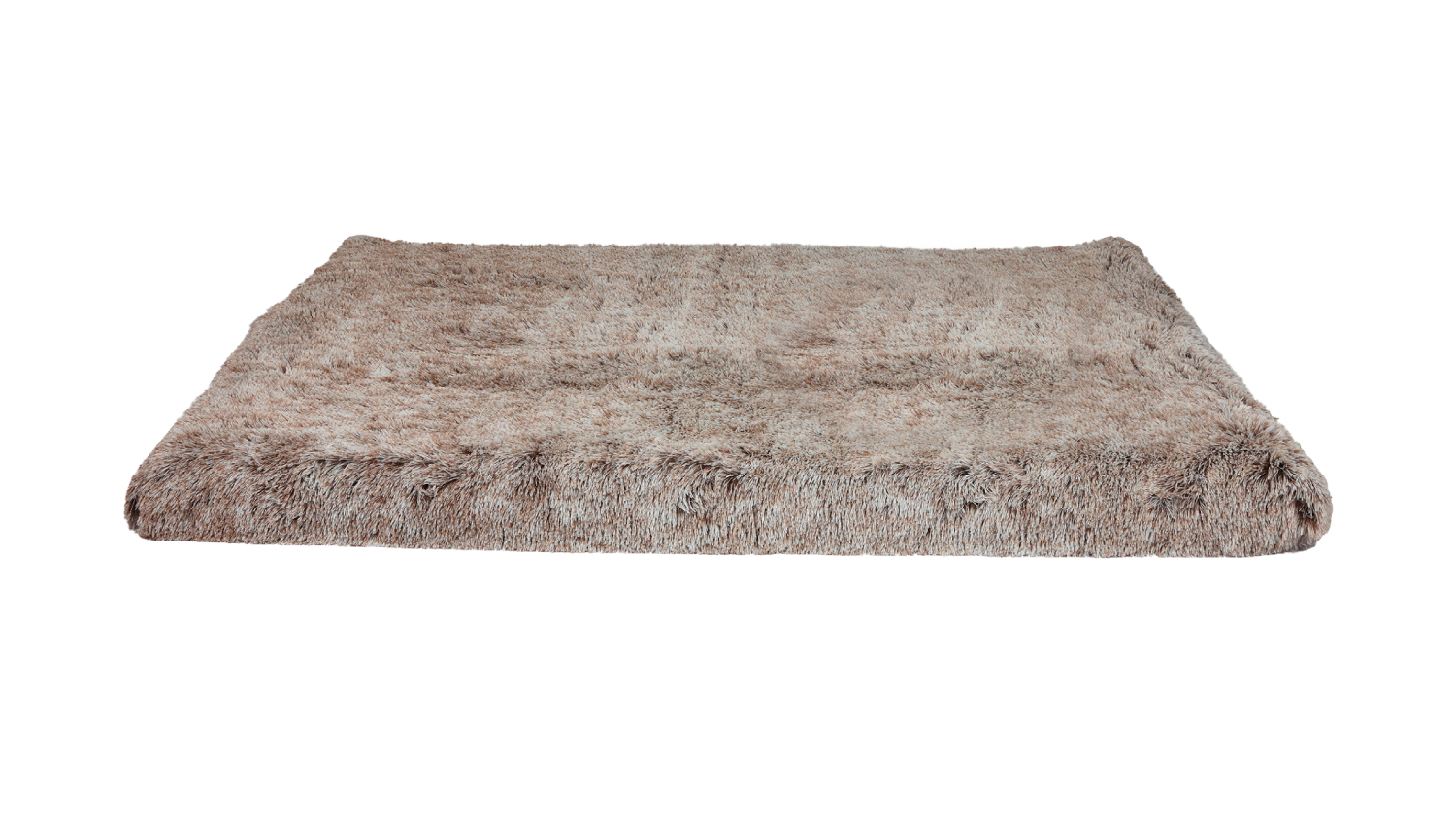 PaWz Premium Fluffy SuperMat Calming Pet Bed 160 x 120 x 10cm - Coffee