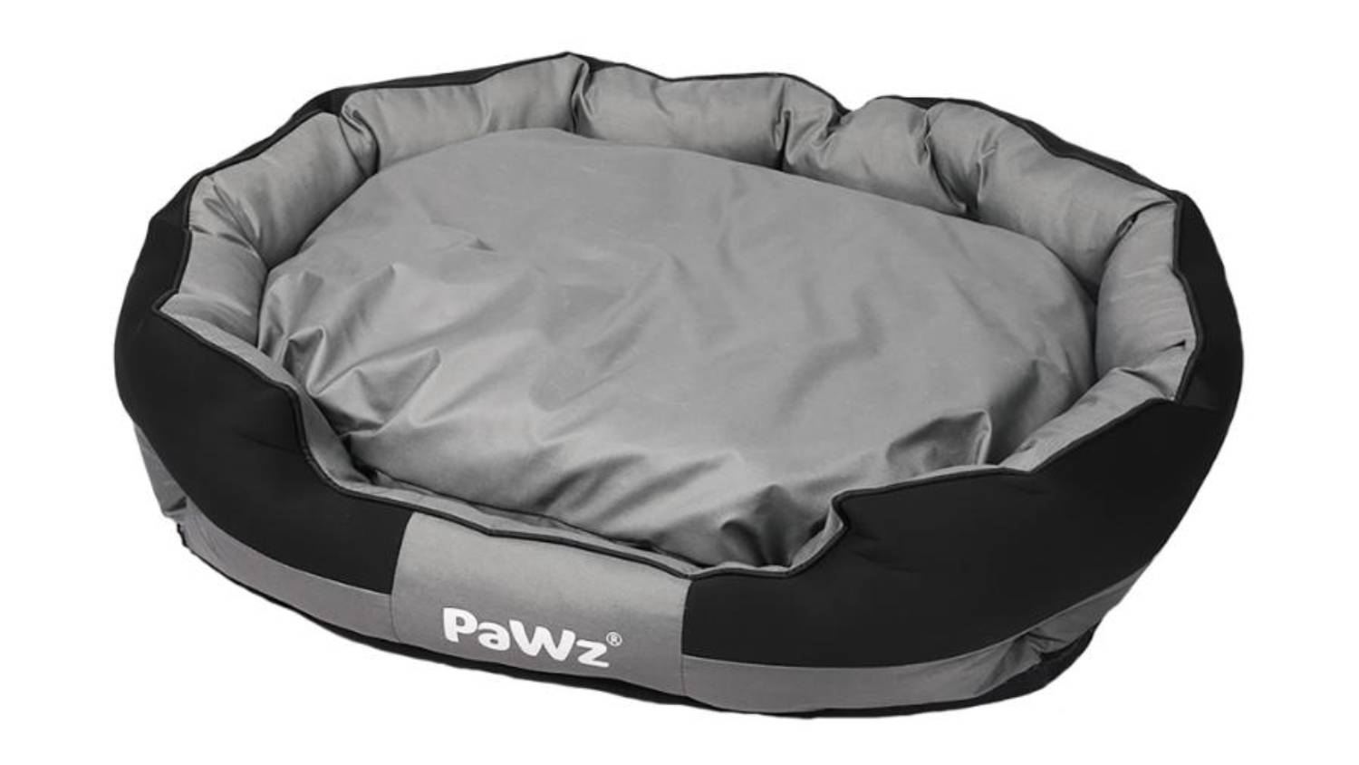 PaWz Heavy-Duty Waterproof Pet Bed 90 x 70cm - Grey