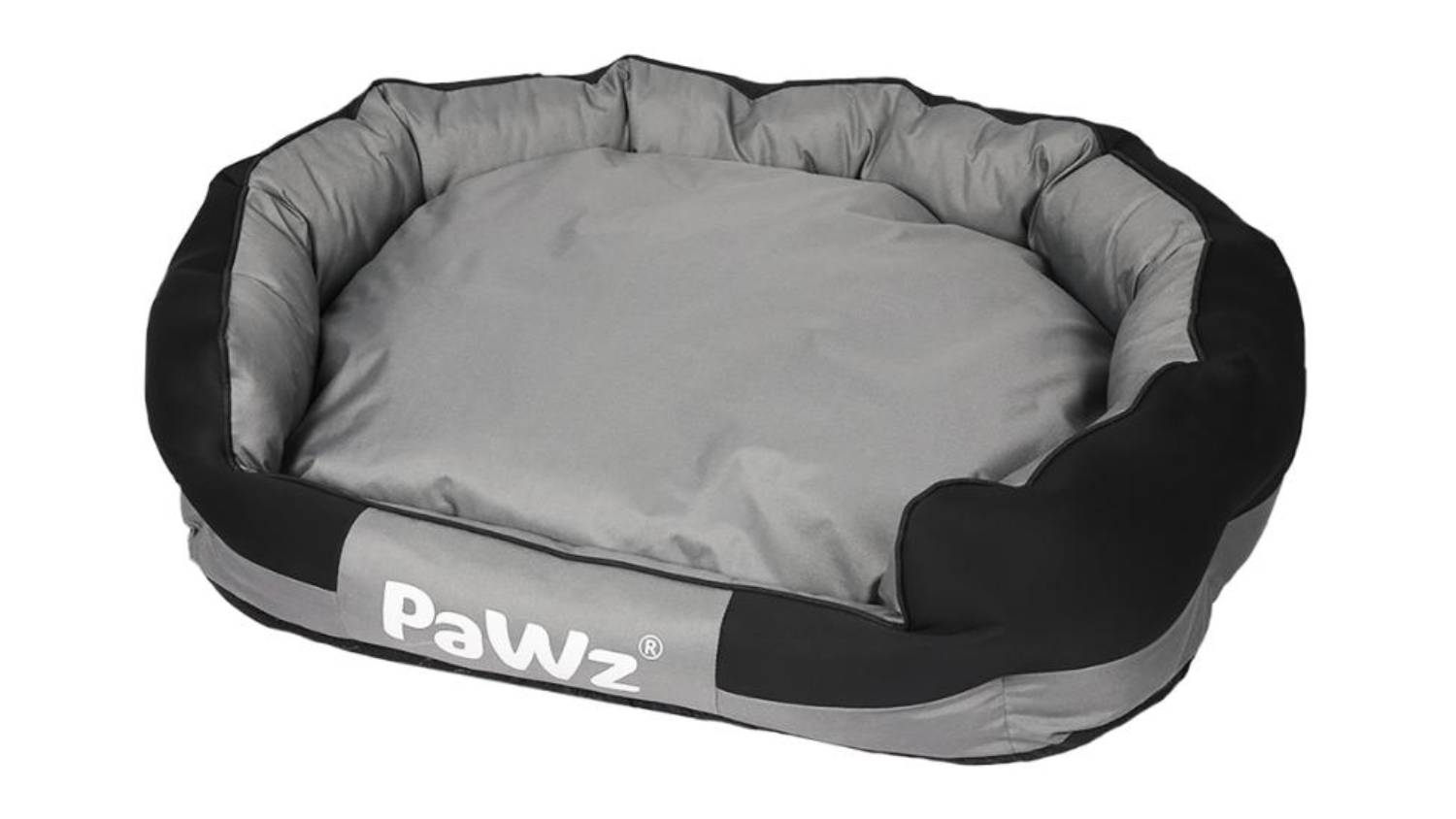 PaWz Heavy-Duty Waterproof Pet Bed 130 x 90cm - Grey