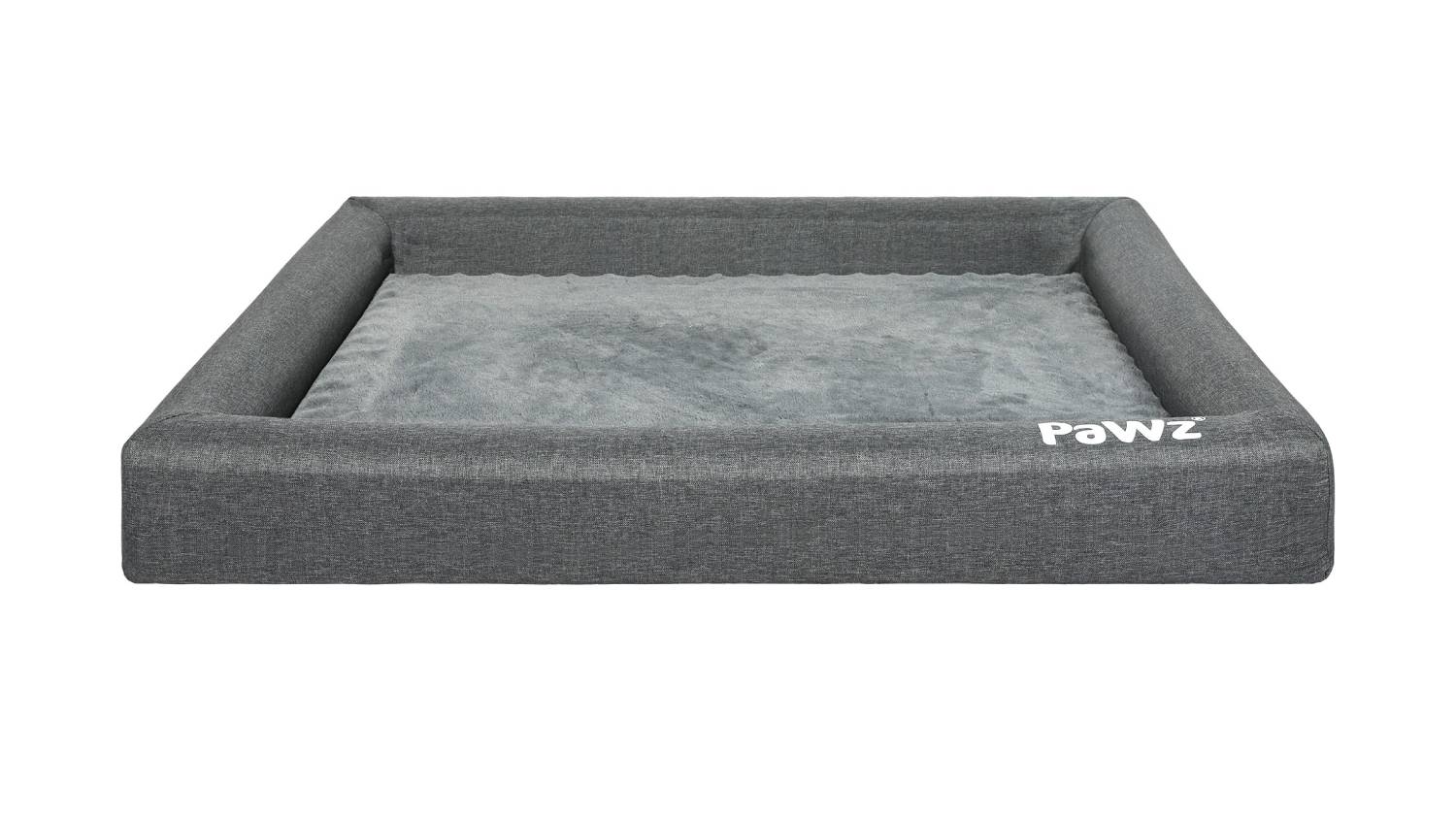 PaWz Premium Memory Foam Pet Bed 135 x 98cm - Grey