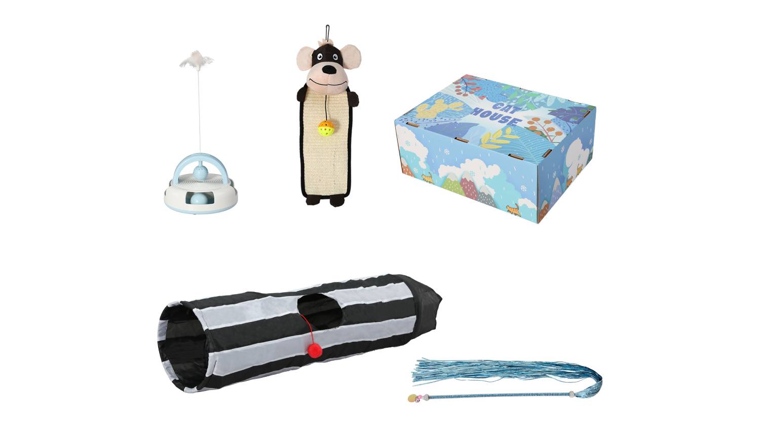 PaWz Cat Toy Bumper Pack 5pcs.