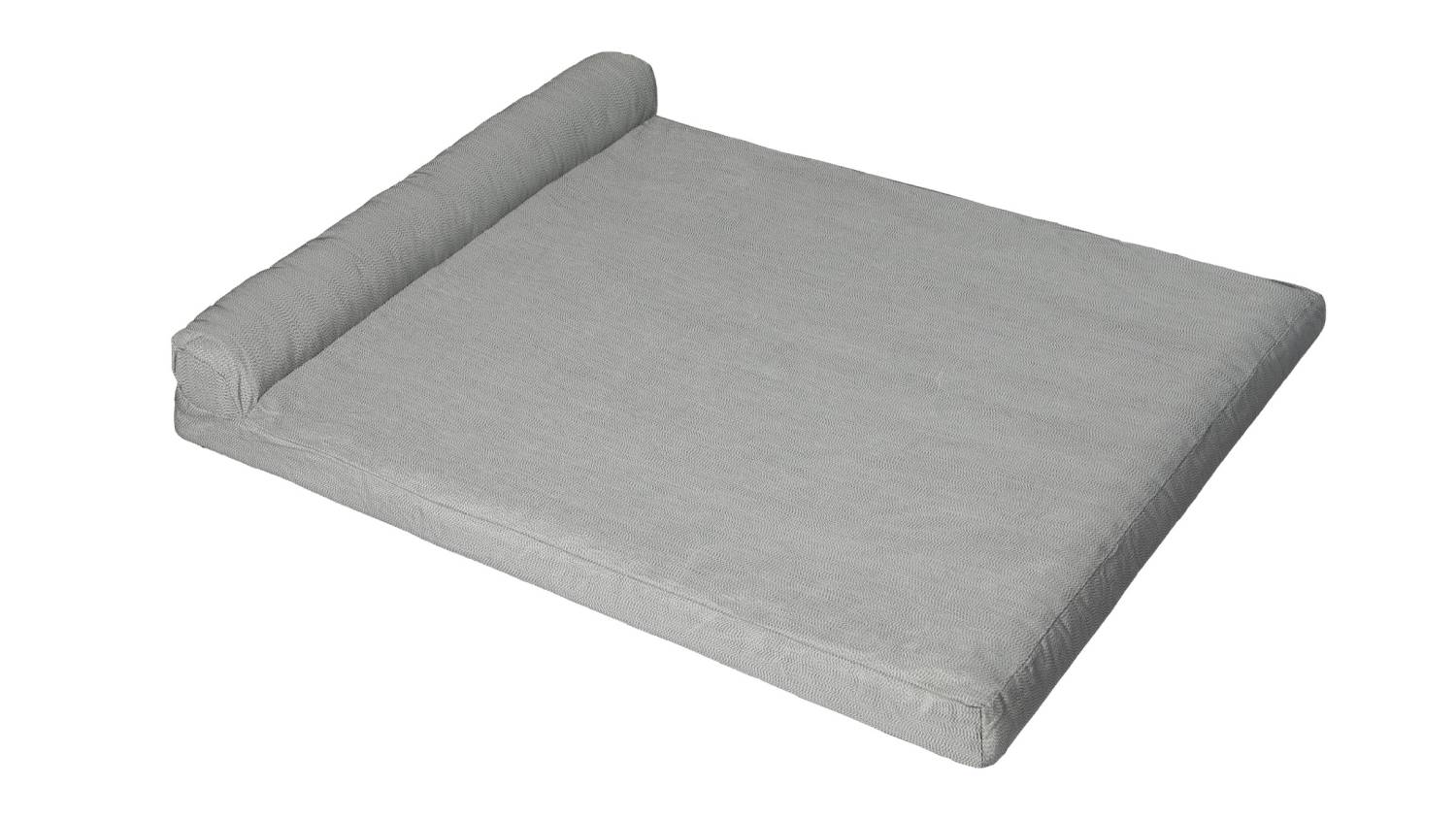 PaWz Premium Orthopedic Memory Foam Bed with Pillow 91 x 68cm - Grey