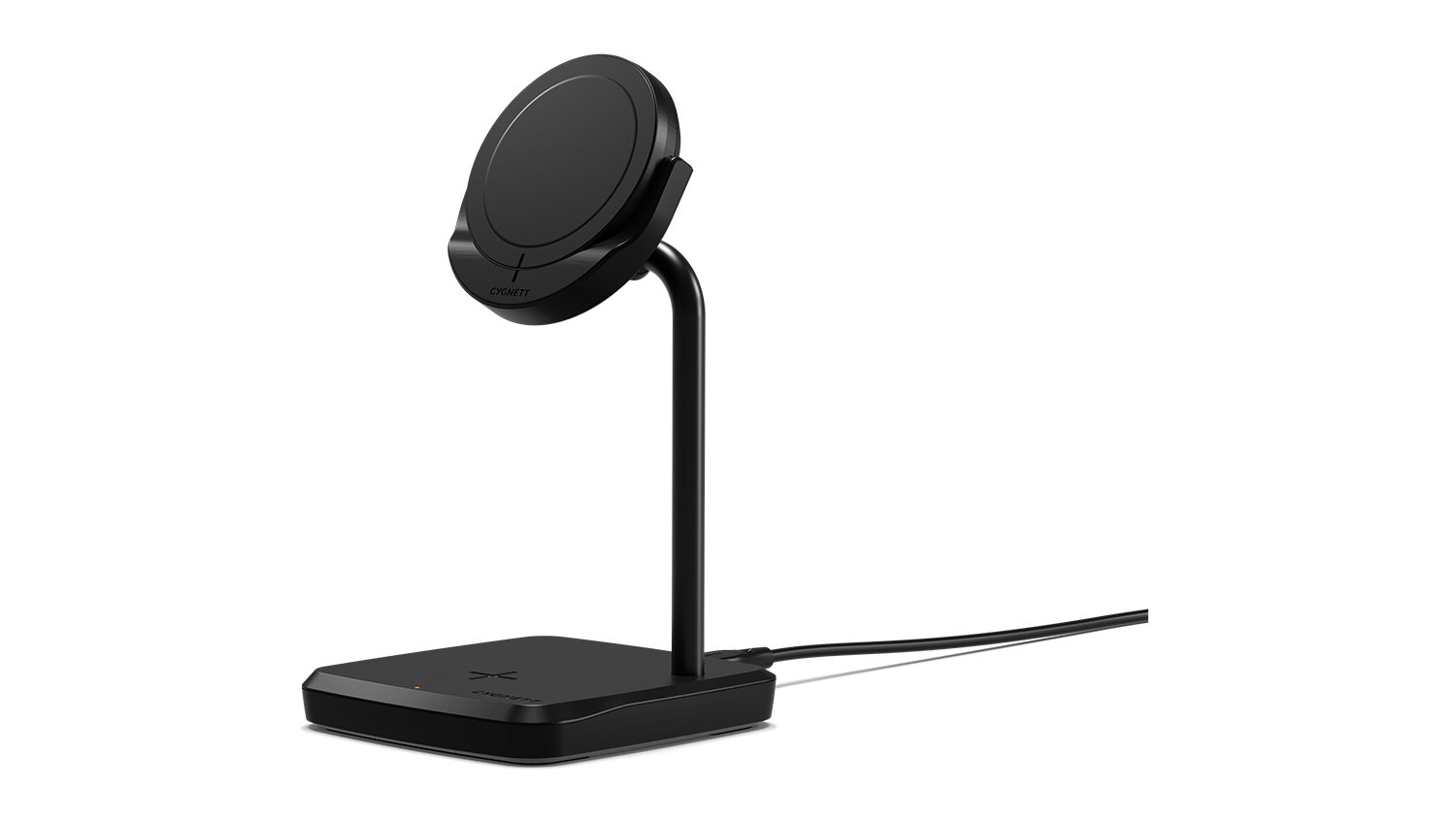 Cygnett ChargeBase 20W 2-in-1 Magnetic Wireless Charger With Qi2.0 - Black (CY5067BUNCP)
