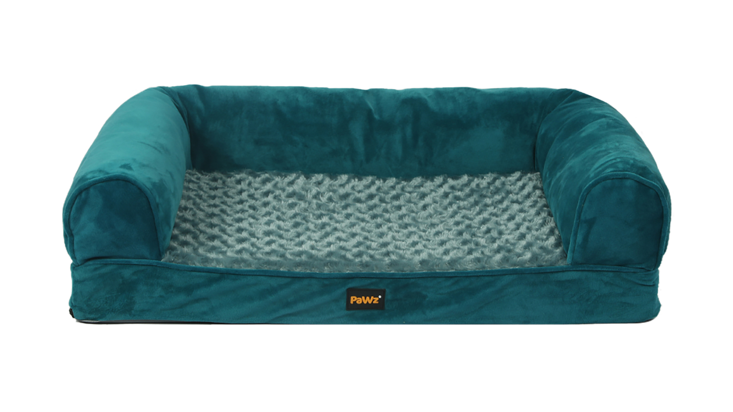 PaWz Premium Pet Sofa Bed with Bolsters 76 x 51cm - Blue