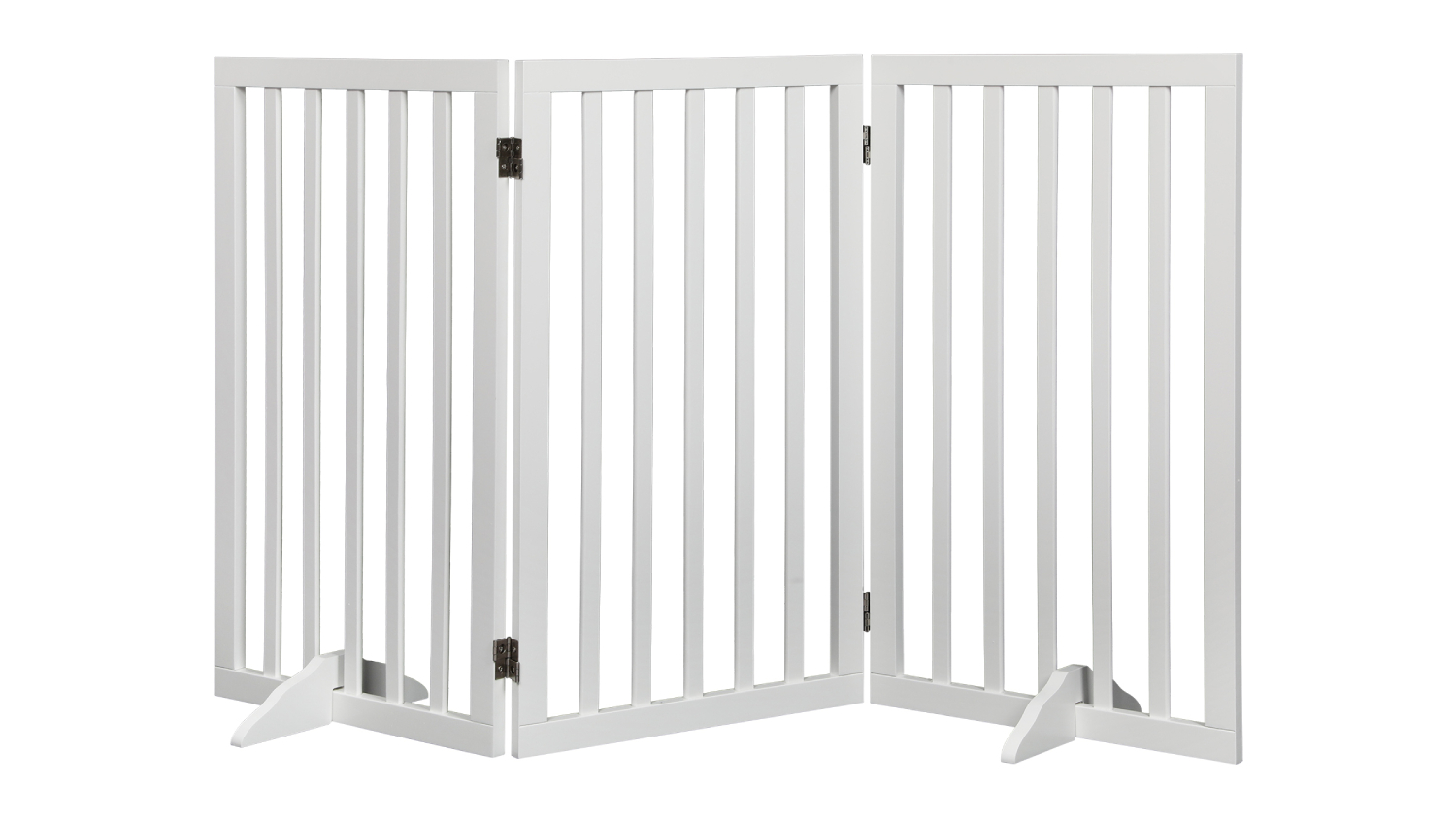 PaWz Tall Wooden Pet Gate 139 x 80cm - White