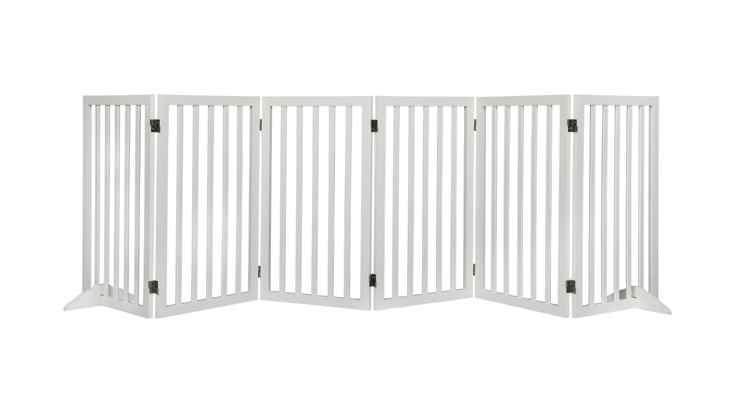 PaWz Tall Wooden Pet Gate 282 x 80cm - White