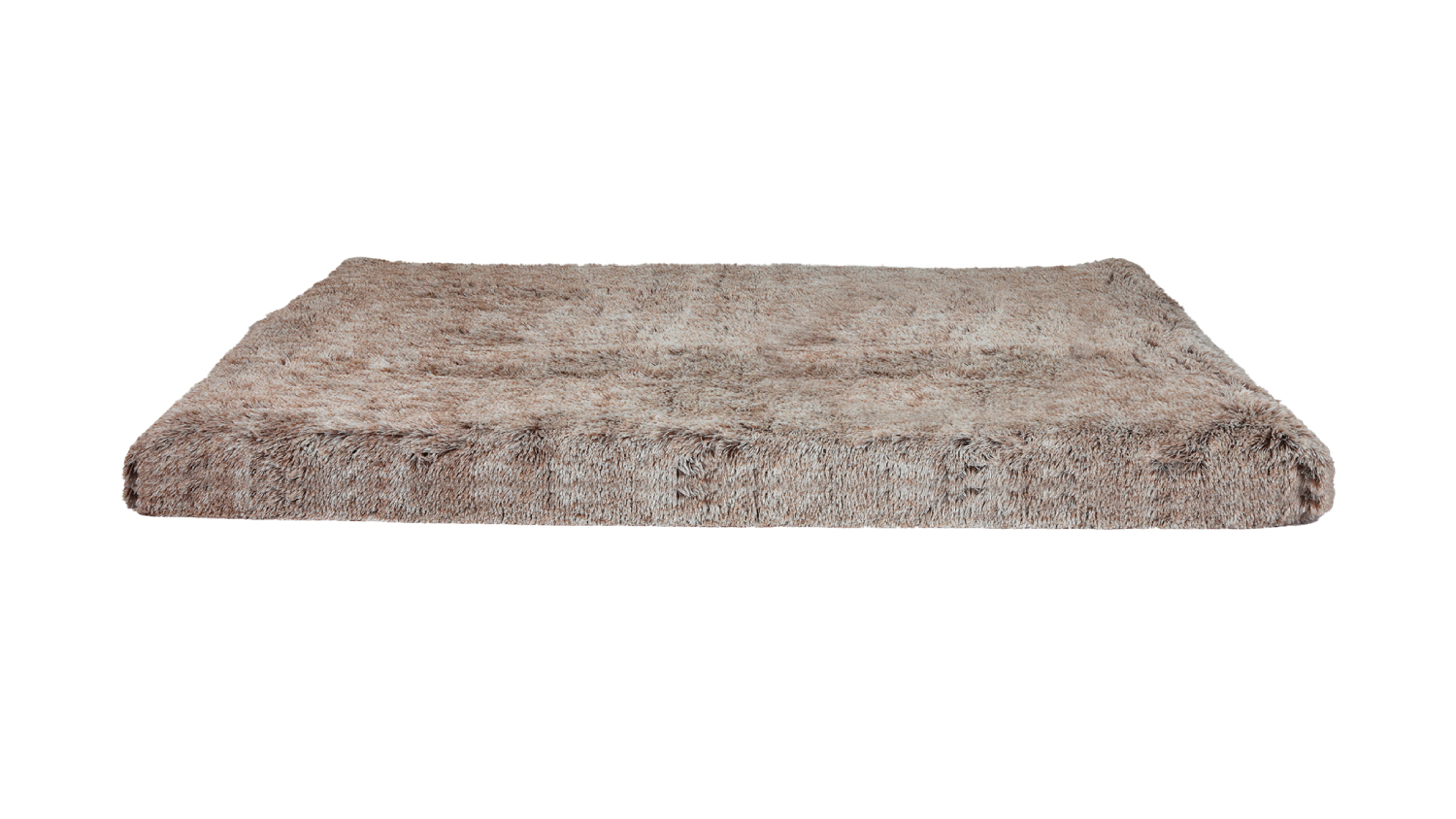 PaWz Premium Fluffy SuperMat Calming Pet Bed 112 x 89 x 10cm - Coffee