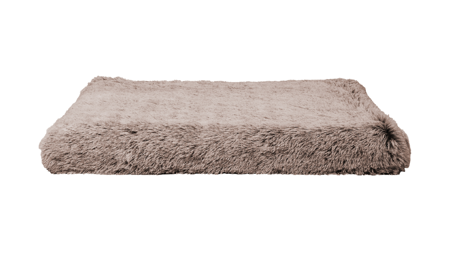 PaWz Premium Fluffy SuperMat Calming Pet Bed 91 x 68 x 10cm - Coffee
