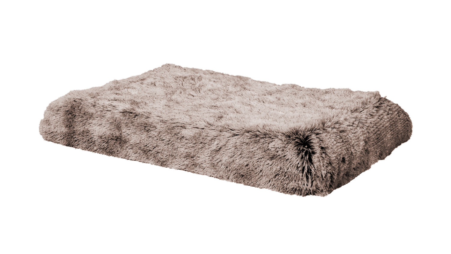 PaWz Premium Fluffy SuperMat Calming Pet Bed 91 x 68 x 10cm - Coffee