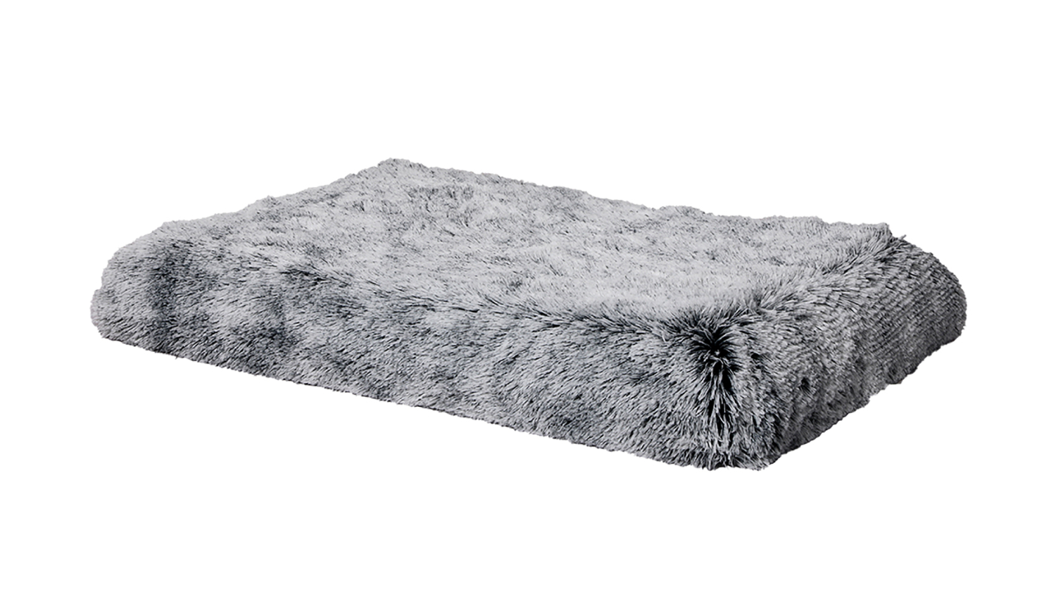 PaWz Premium Fluffy SuperMat Calming Pet Bed 76 x 51 x 10cm - Charcoal