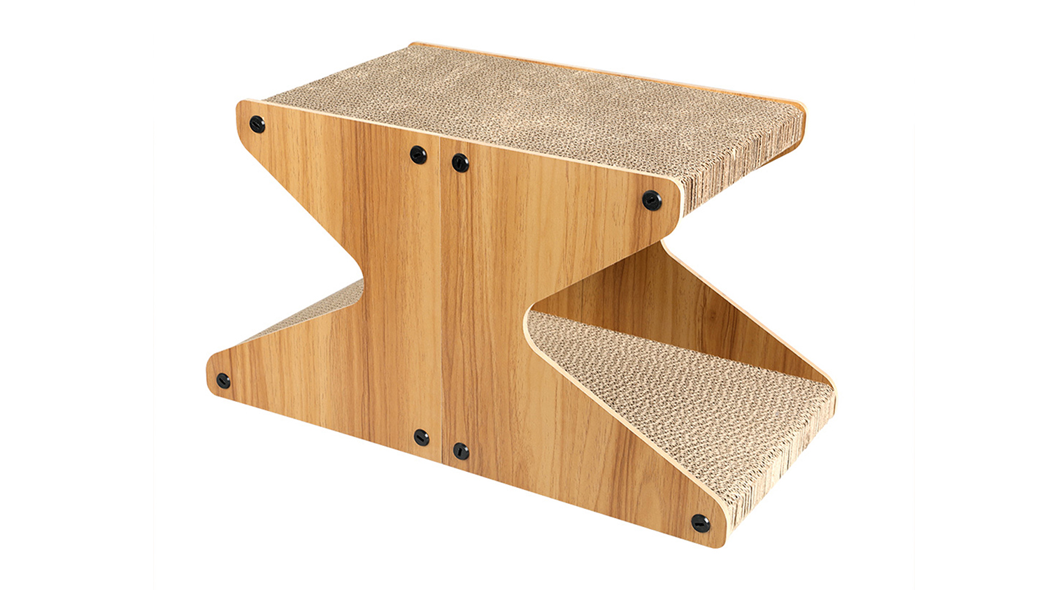 PaWz Dual Layered Housrglass Cardboard Cat Scratcher