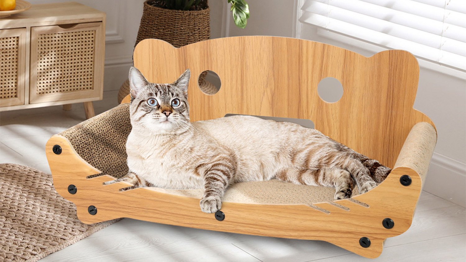 PaWz Cardboard Cat Scratcher Couch