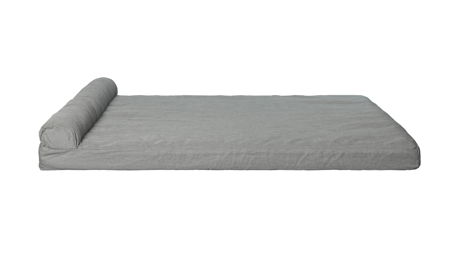 PaWz Premium Orthopedic Memory Foam Bed with Pillow 112 x 89cm - Grey