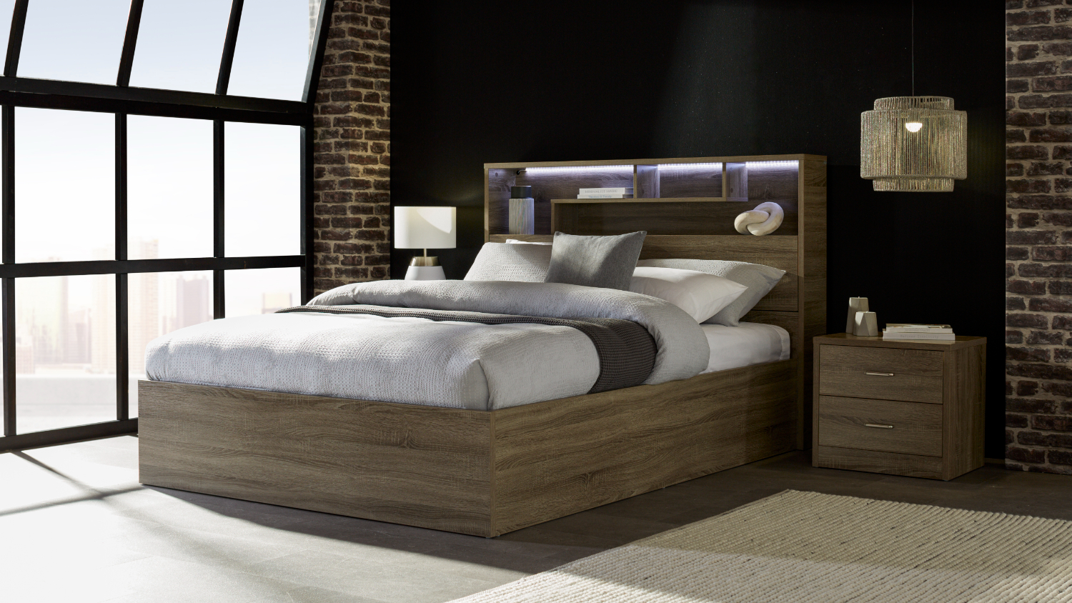 Edge King Gas Lift Storage Bed Frame