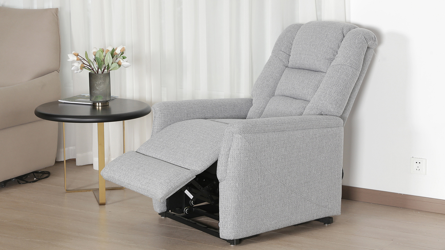 Kayla Fabric Electric Lift Recliner Chair