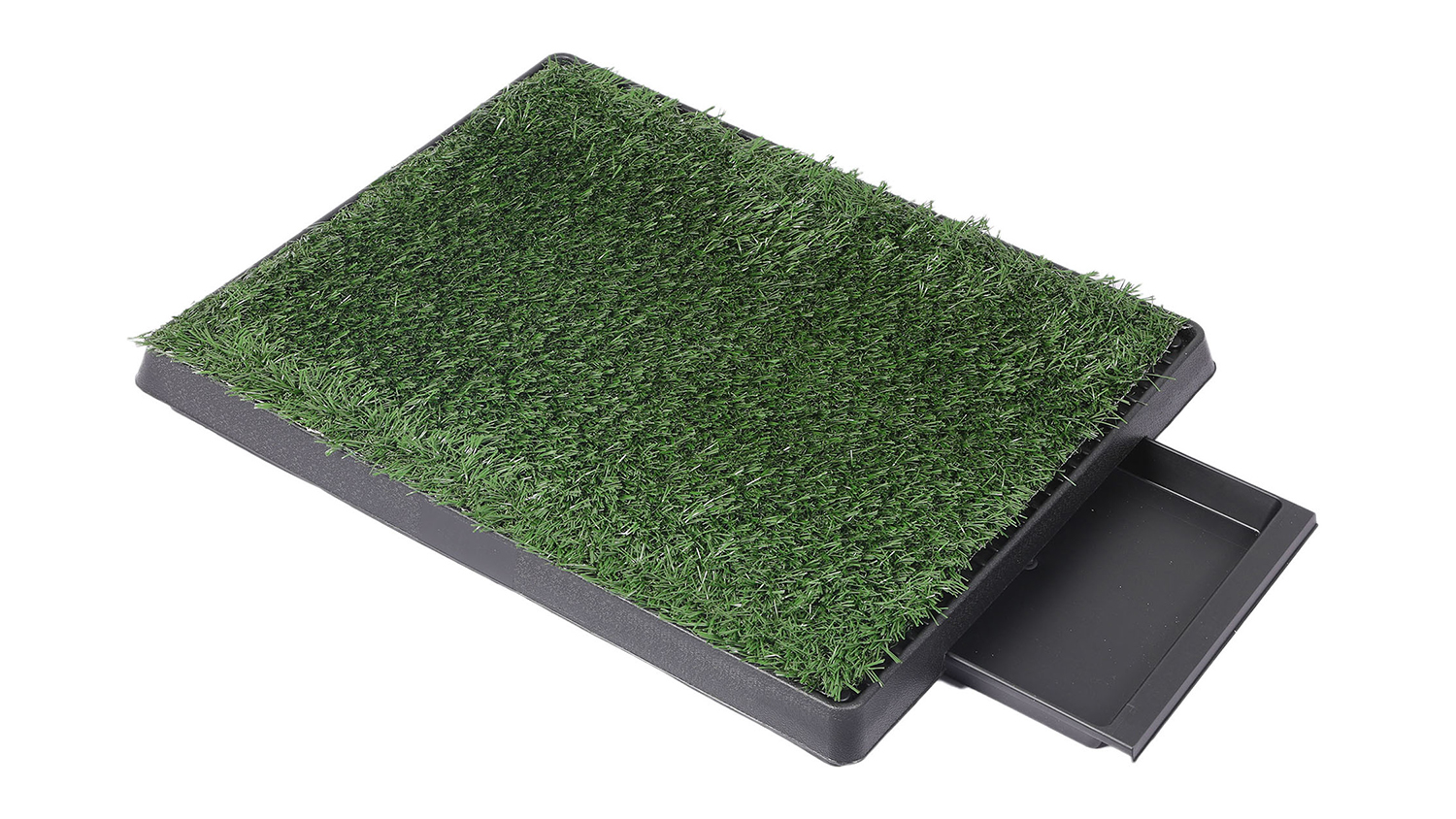 PaWz Pet Toilet Training Pad with Fake Grass, Sliding Tray