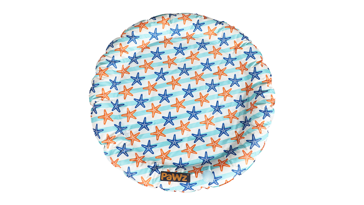 PaWz Premium Round Cooling Pet Bed 60cm - Starfish Splash
