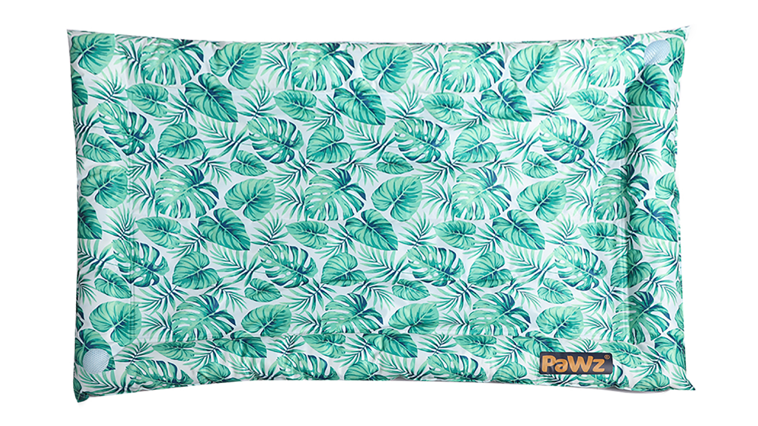 PaWz Premium Rectangular Cooling Pet Bed 70 x 114cm - Palm Tropics
