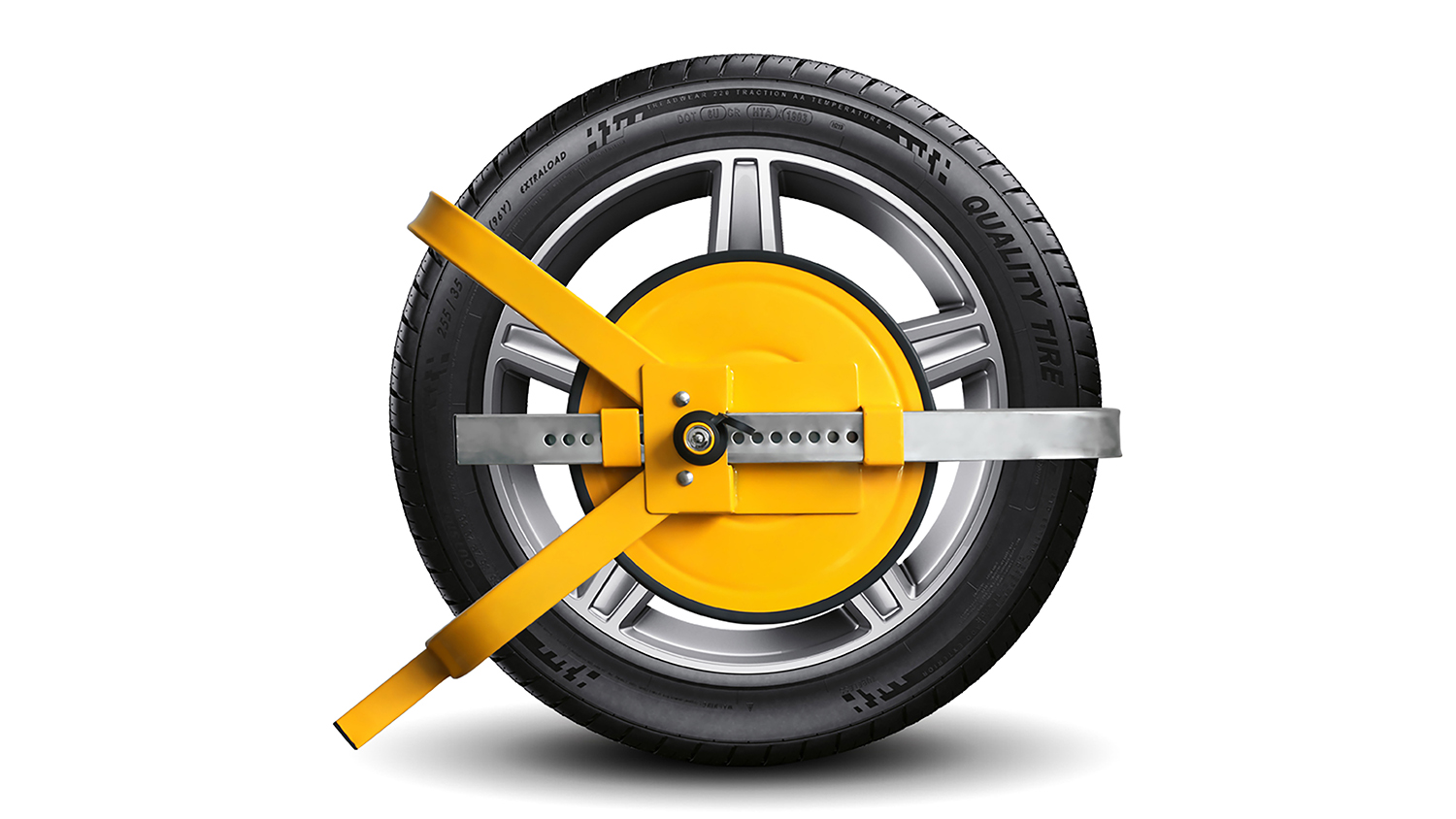 Traderight Vehicle Security Tyre Clamp 13" - 15"