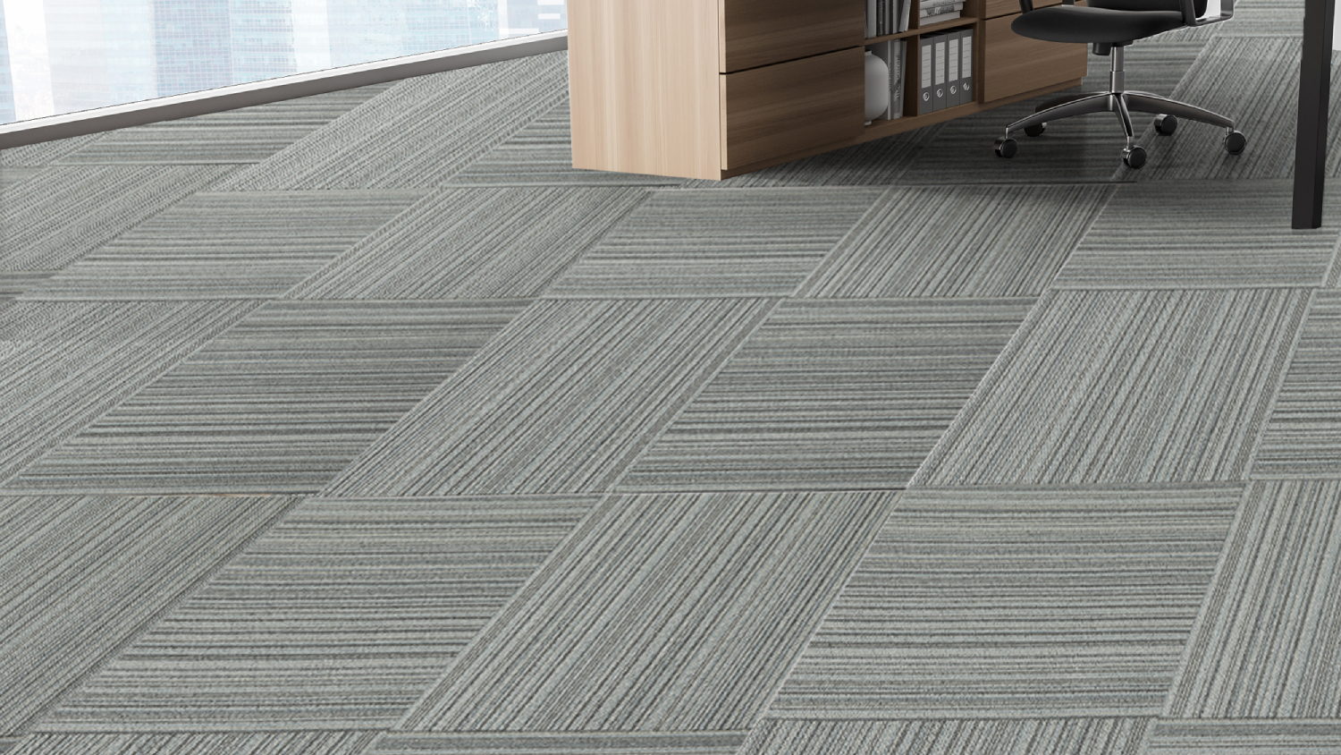 Marlow Carpet Tiles 50 x 50cm 20pcs. - Light Grey Gradient