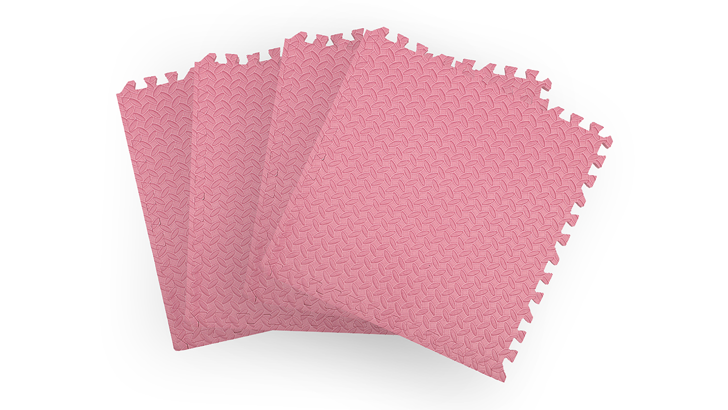 Bopeep Foam Toddler Play Mats 4pcs. - Pink