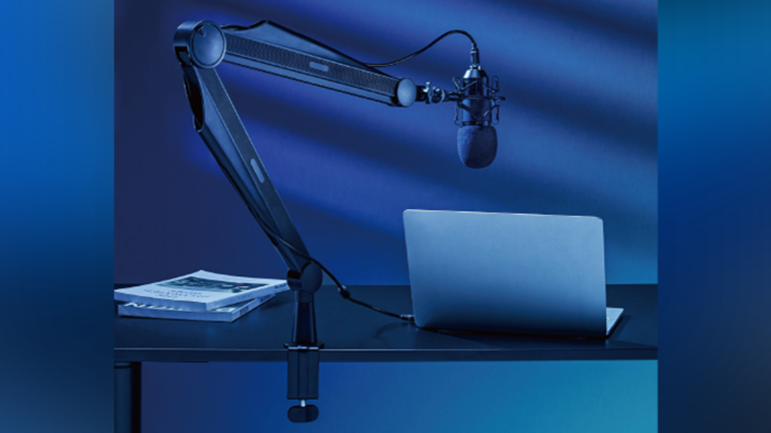 Konic Desk-Mounted Armoured Microphone Arm
