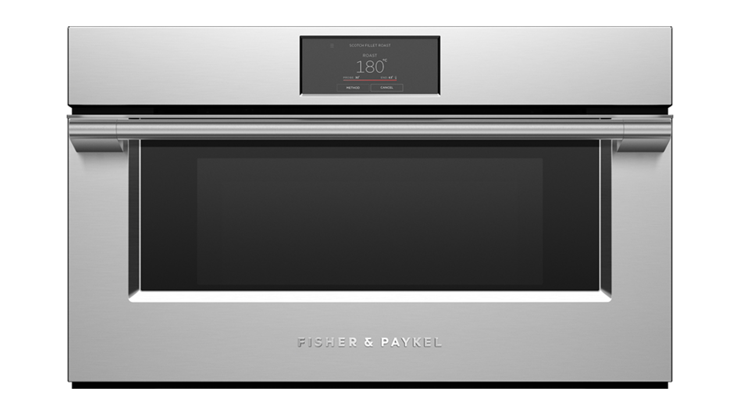 Fisher & Paykel 76cm Built-In Compact Steam Oven with 23 Functions - Stainless Steel (Series 9/OS76NPTX1)