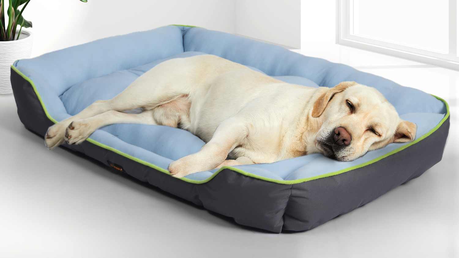PaWz Rectangular Cooling Pet Bed 76 x 62cm - Grey