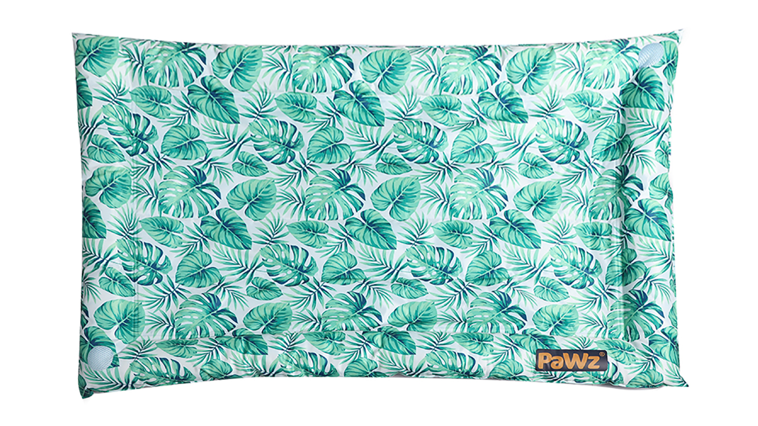 PaWz Premium Rectangular Cooling Pet Bed 64 x 76cm - Palm Tropics