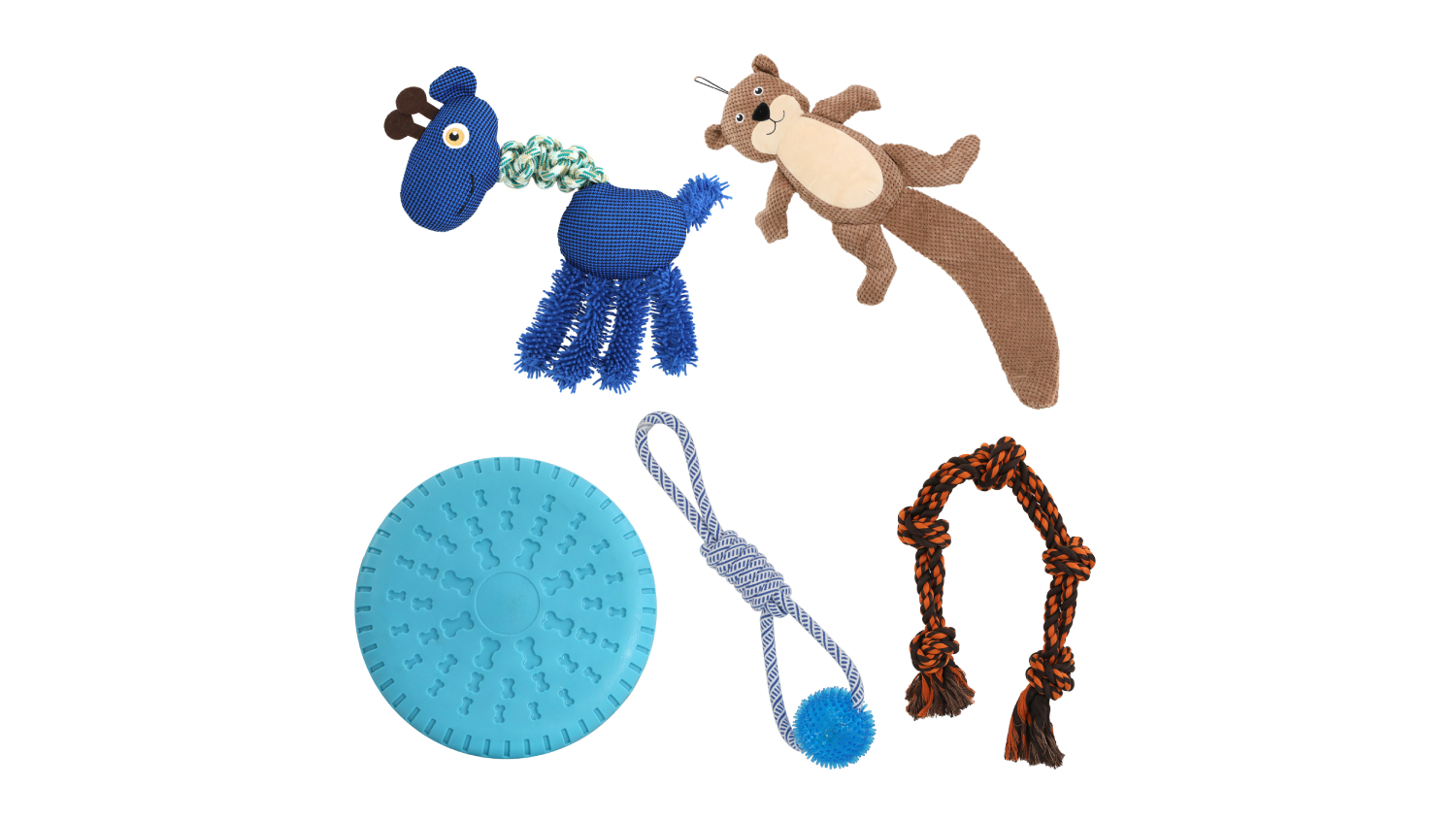 PaWz Rope Dog Teething Toy Pack 5pcs.