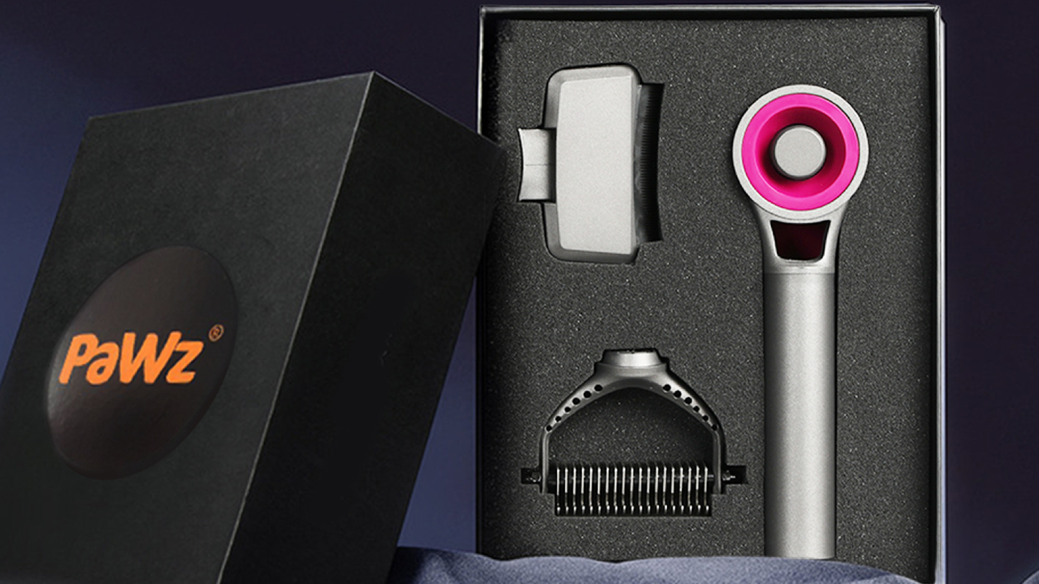 PaWz Convertible Pet Grooming Brush Set