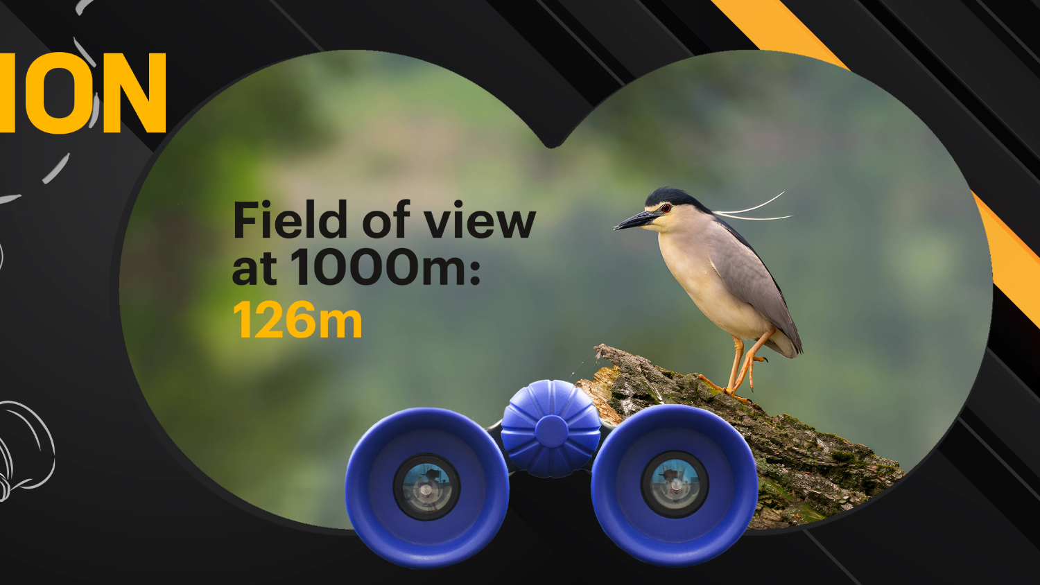 Kodak BCS100 8x21 Binoculars - Blue