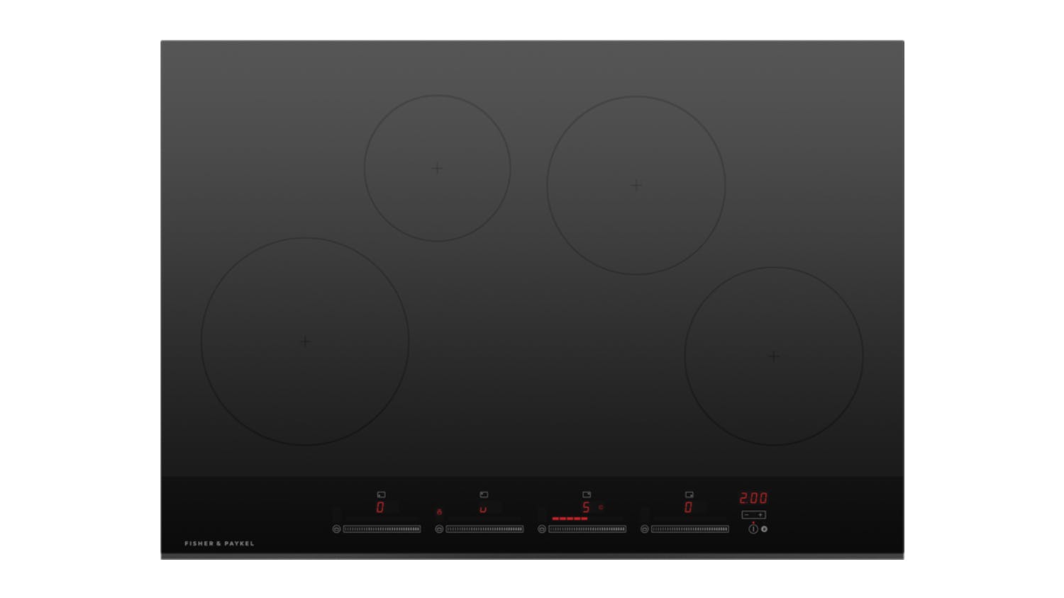 Fisher Paykel 76cm Zone Induction Cooktop Black Glass