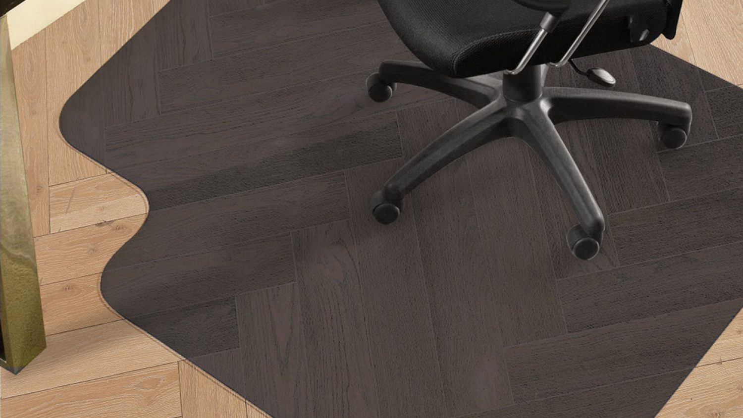 Marlow Plastic Office Chair Mat 120 x 90cm - Tinted