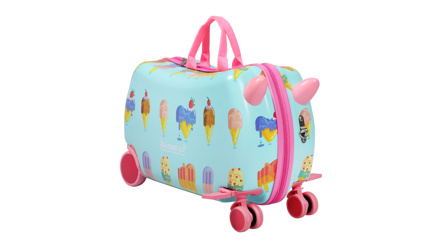 Bopeep Children's Ride-On Suitcase 17" - Ice Cream