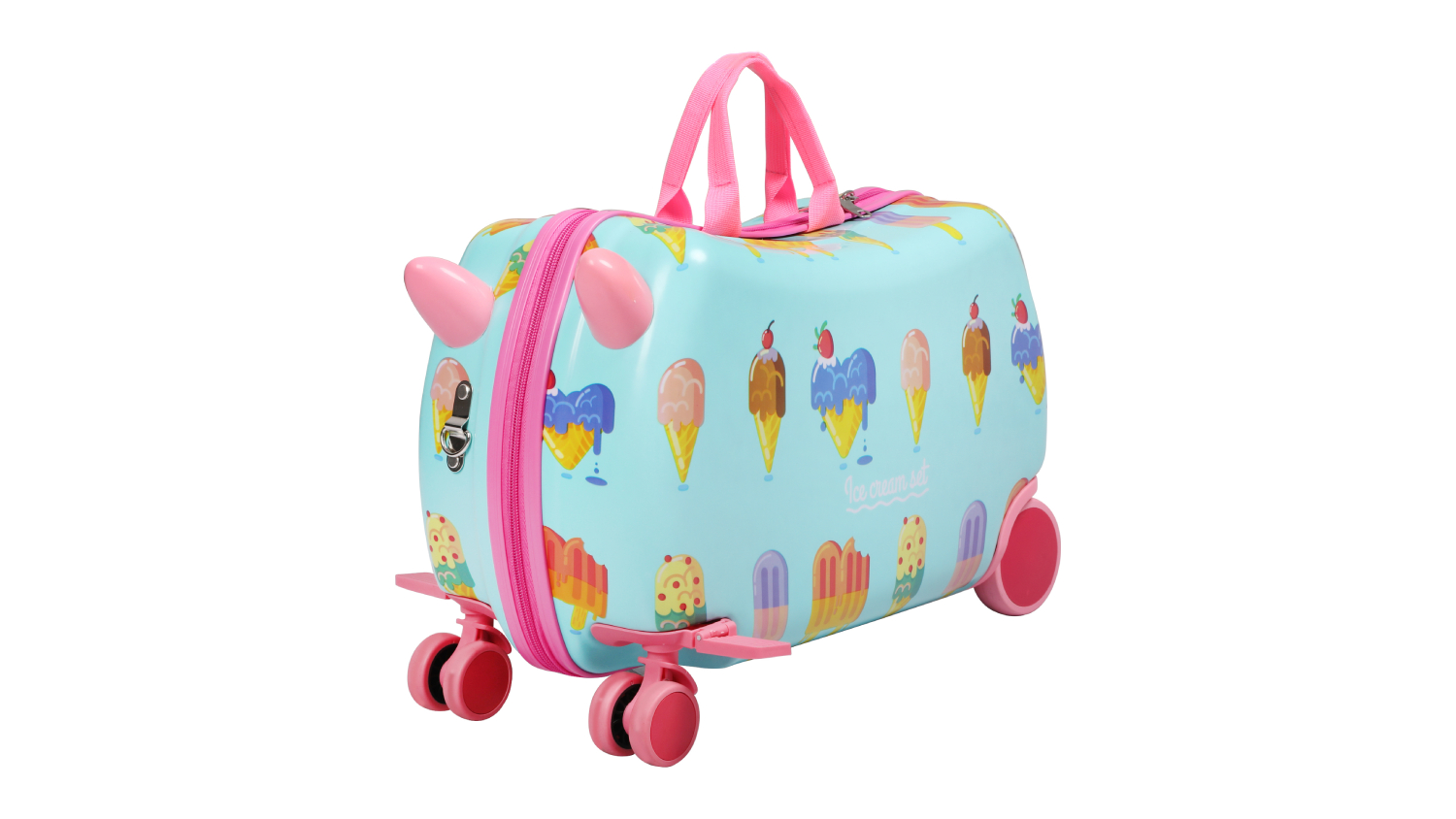 Bopeep Children's Ride-On Suitcase 17" - Ice Cream