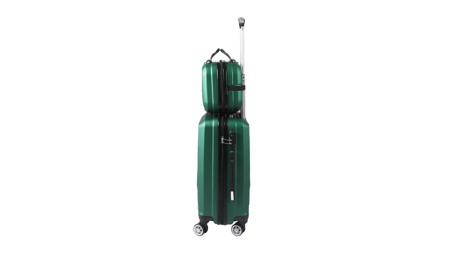 Slimbridge ABS Hard Luggage Case Set 30 - 60cm - Green