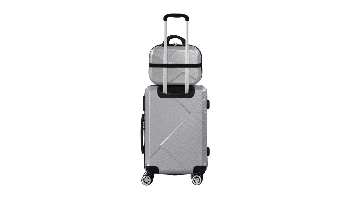 Slimbridge ABS Hard Luggage Case Set 30 - 60cm - Grey