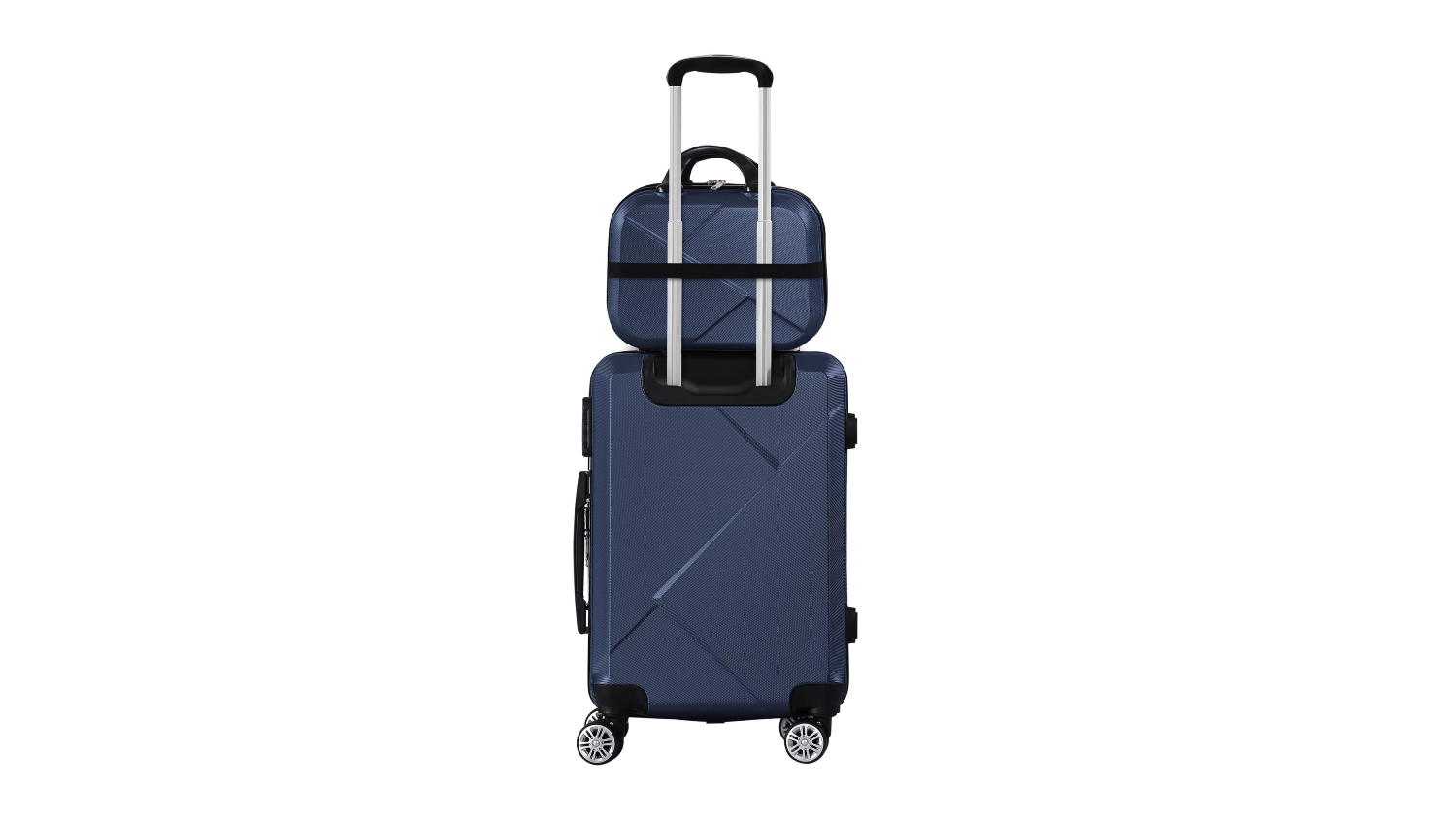 Slimbridge ABS Hard Luggage Case Set 30 - 60cm - Navy