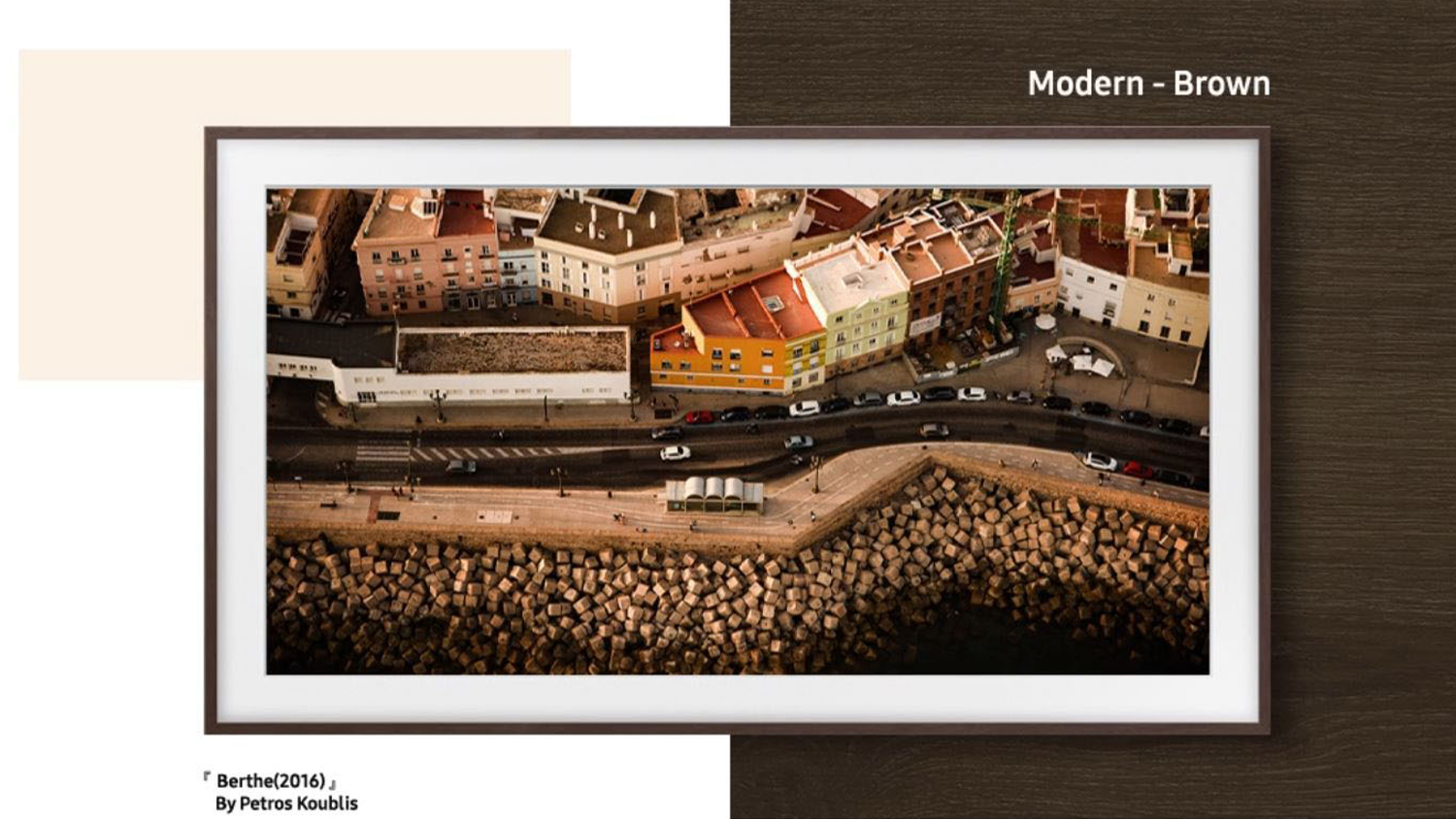 Samsung 50" Modern Frame Bezel for 50LS03A/B/D TV - Brown (VG-SCFA50BWBRU)