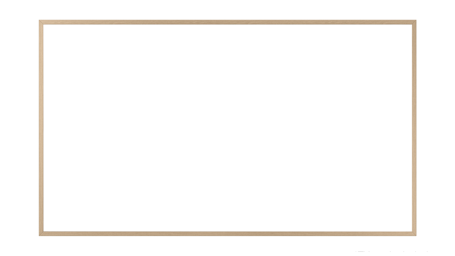 Samsung 50" Modern Frame Bezel for 50LS03A/B/D TV - Teak (VG-SCFA50TKBRU)