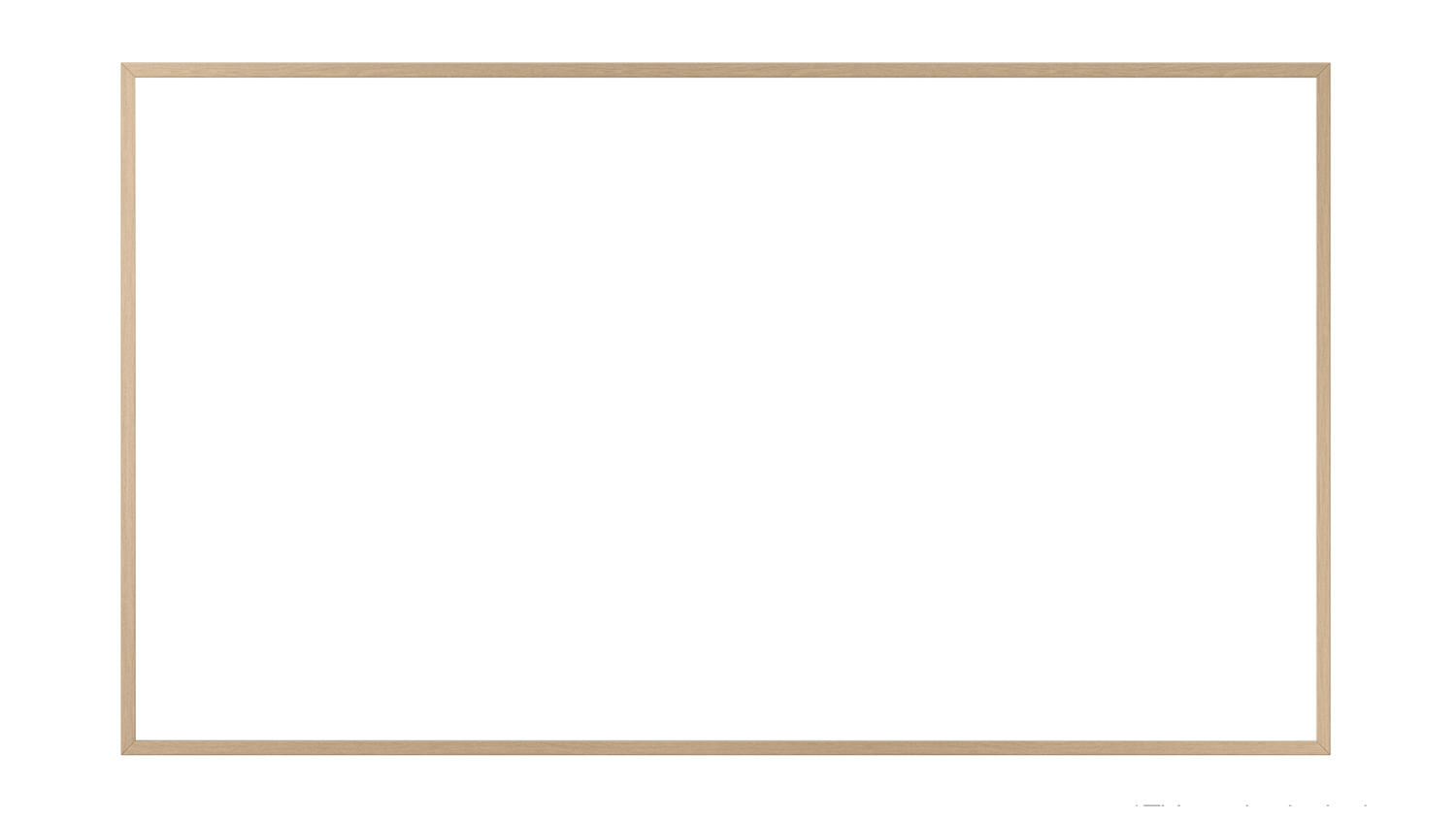 Samsung 55" Modern Frame Bezel for 55LS03A/B/D TV - Teak (VG-SCFA55TKBRU)