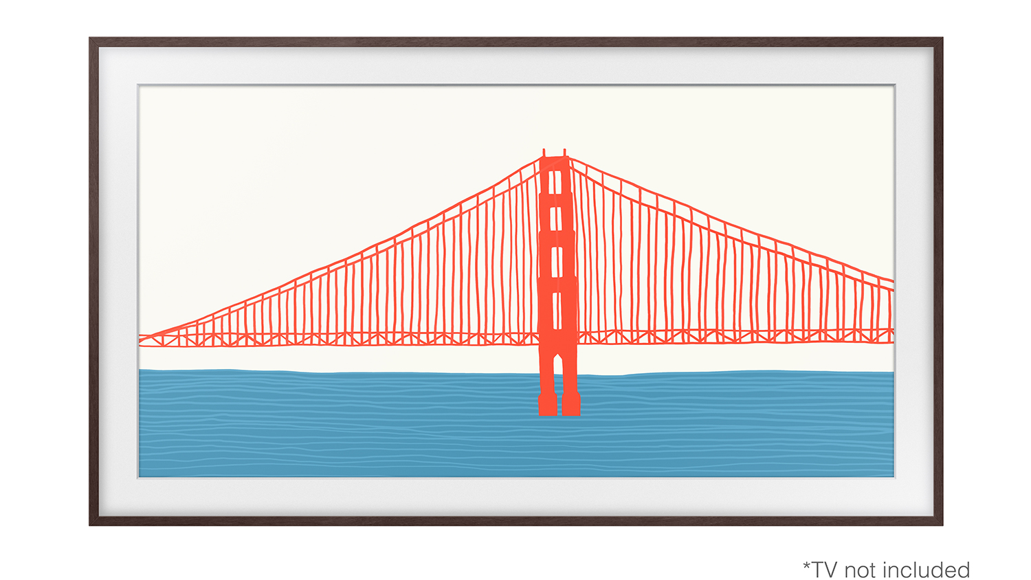 Samsung 65" Modern Frame Bezel for 65LS03A/B/D TV - Brown (VG-SCFA65BWBRU)