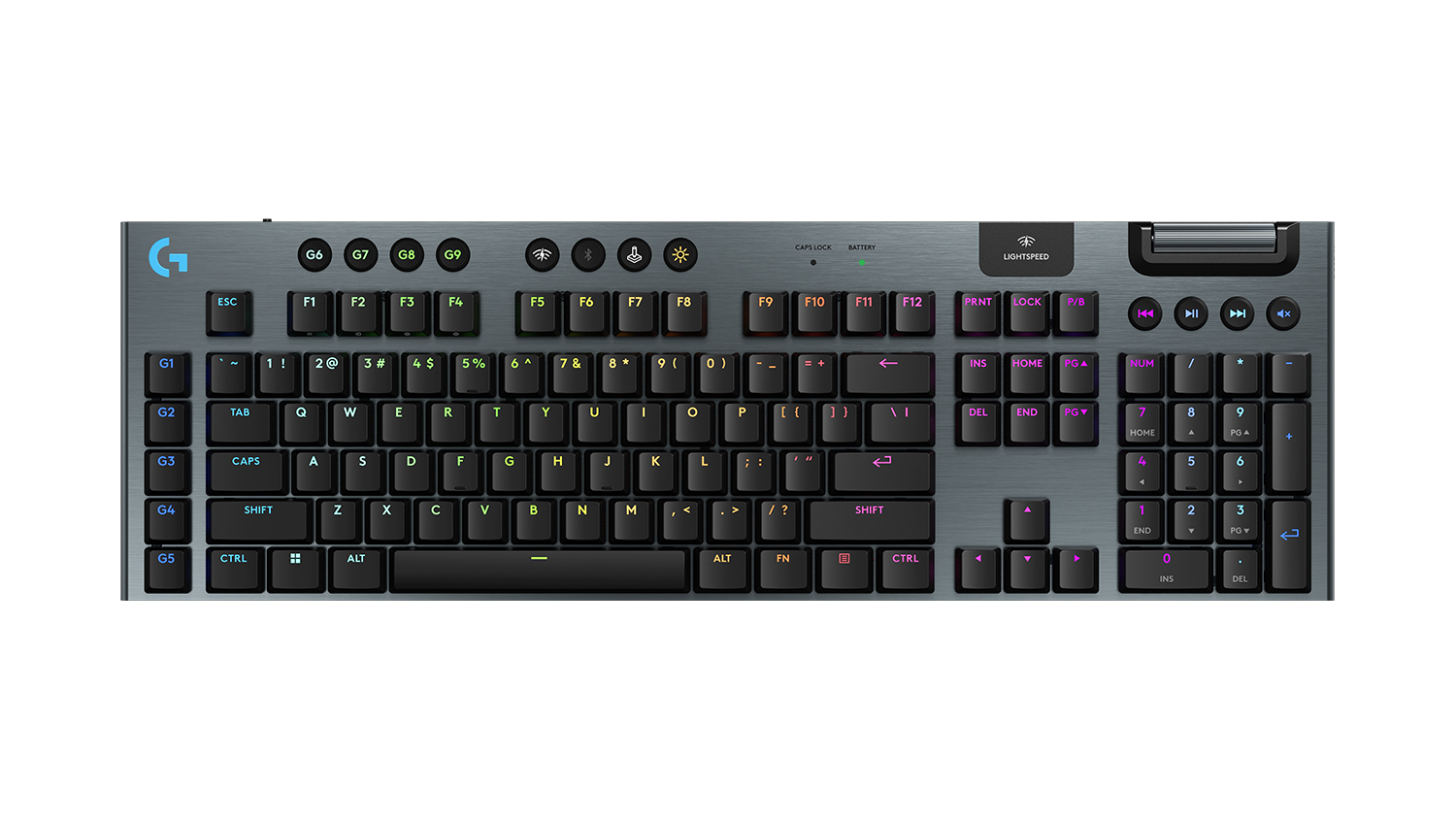 Logitech G915 X LIGHTSPEED Wireless Gaming Keyboard - Black (Tactile)