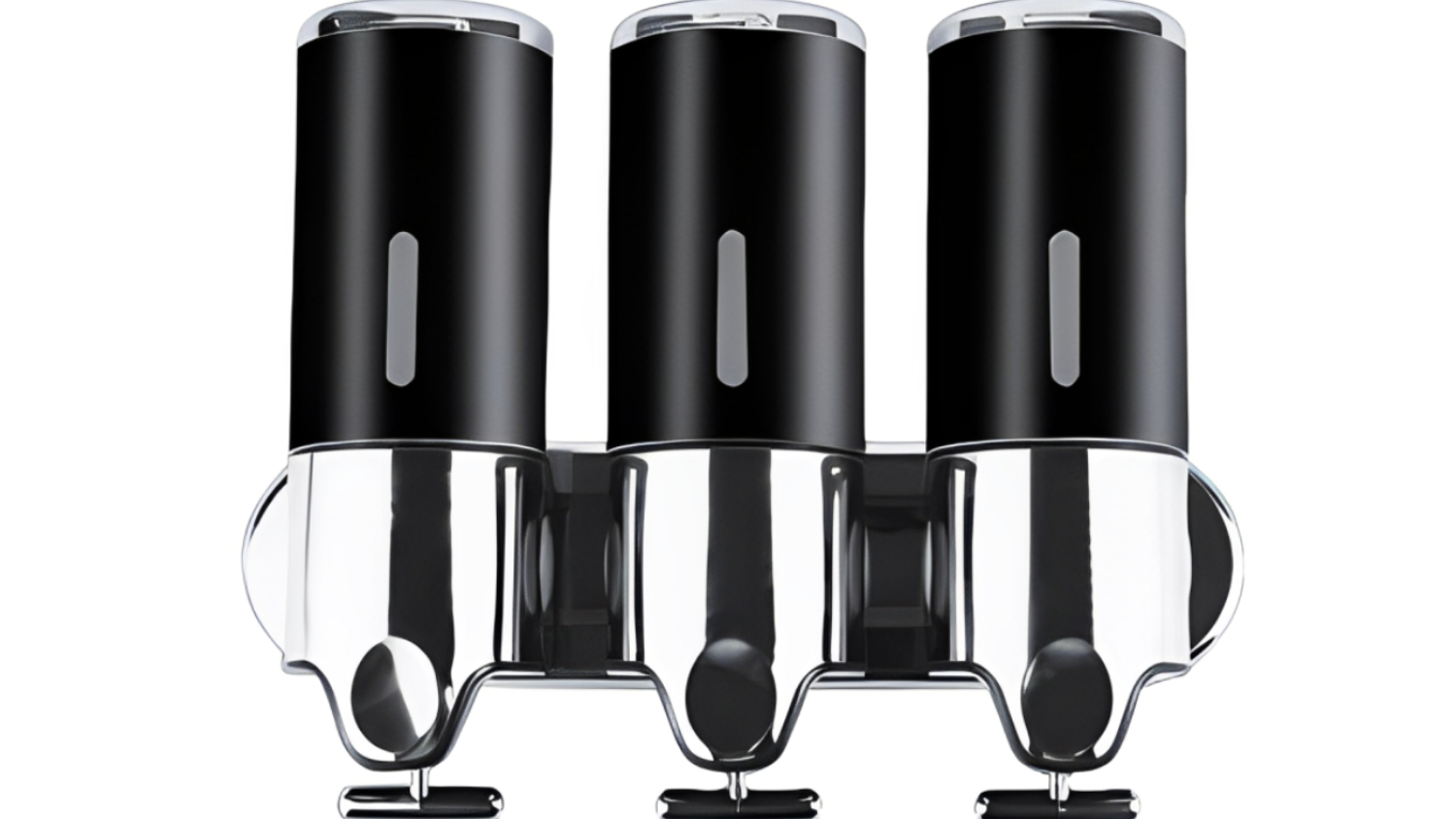 Sello Wall Mounted Soap Dispenser for Kitchens, Bathrooms - Black