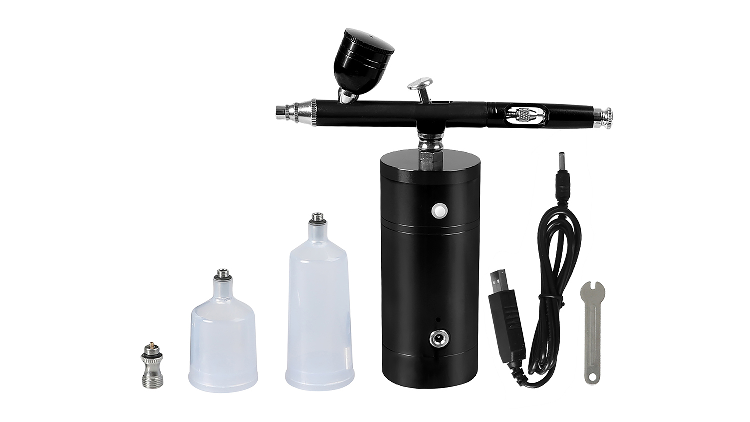 Traderight Portable Handheld Airbrush with Charging Cable, Paint Cups